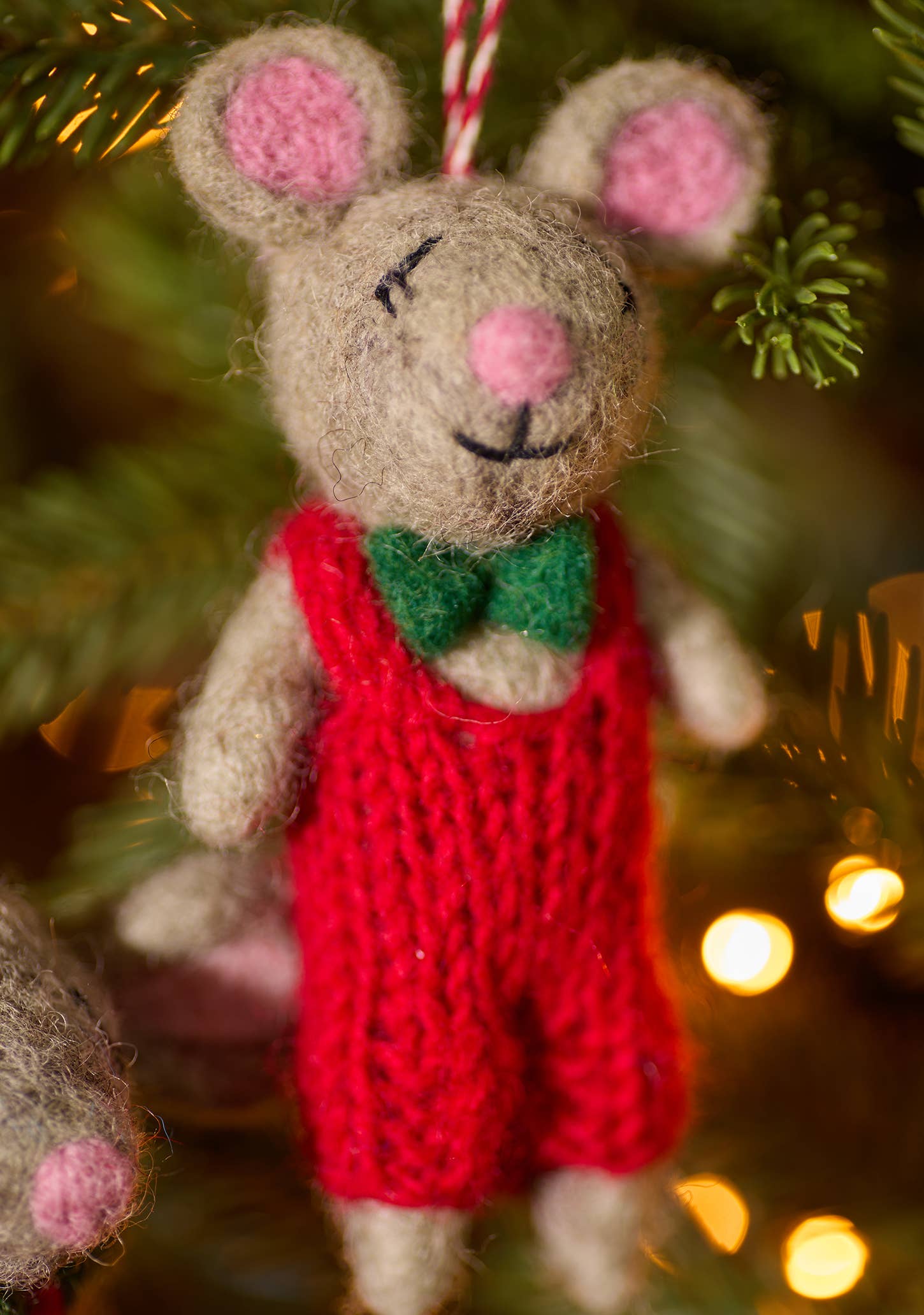 Felt Christmas Mice Decoration