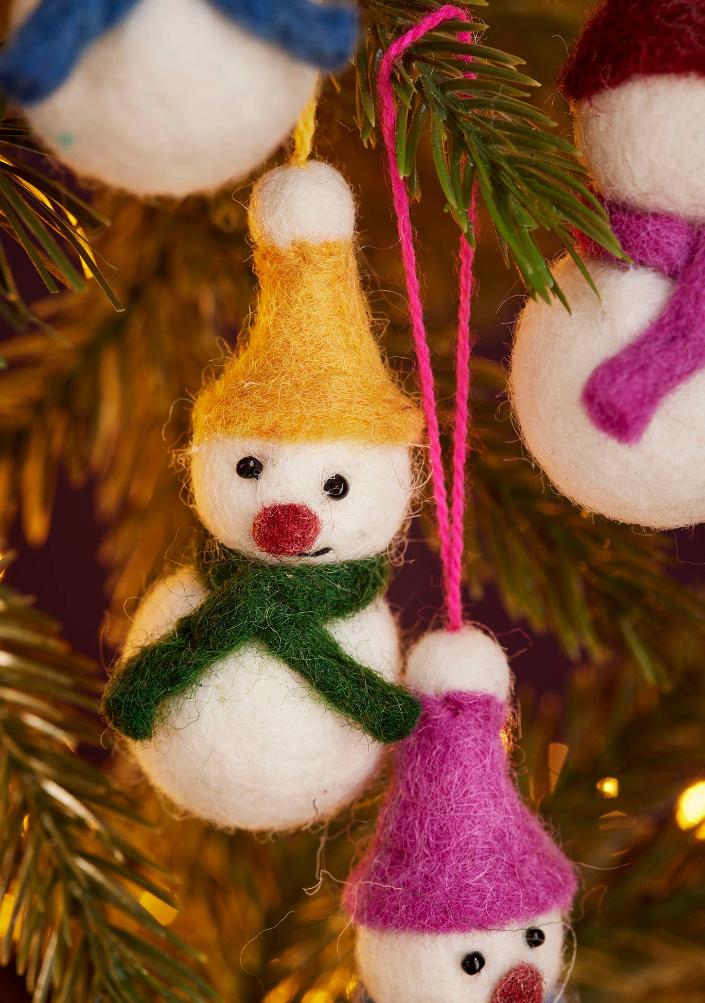 Felt Snowmen Decorations