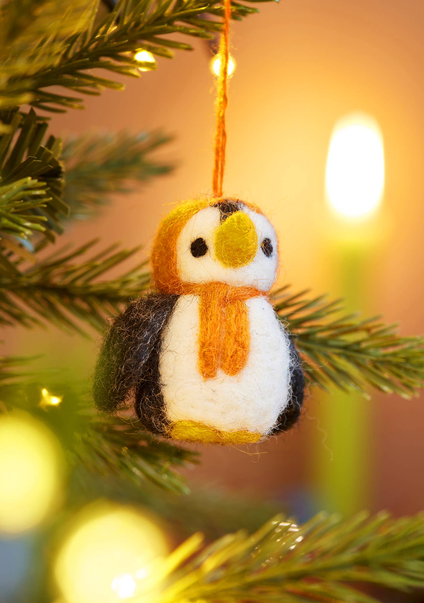 Hanging Felt Penguin Decorations