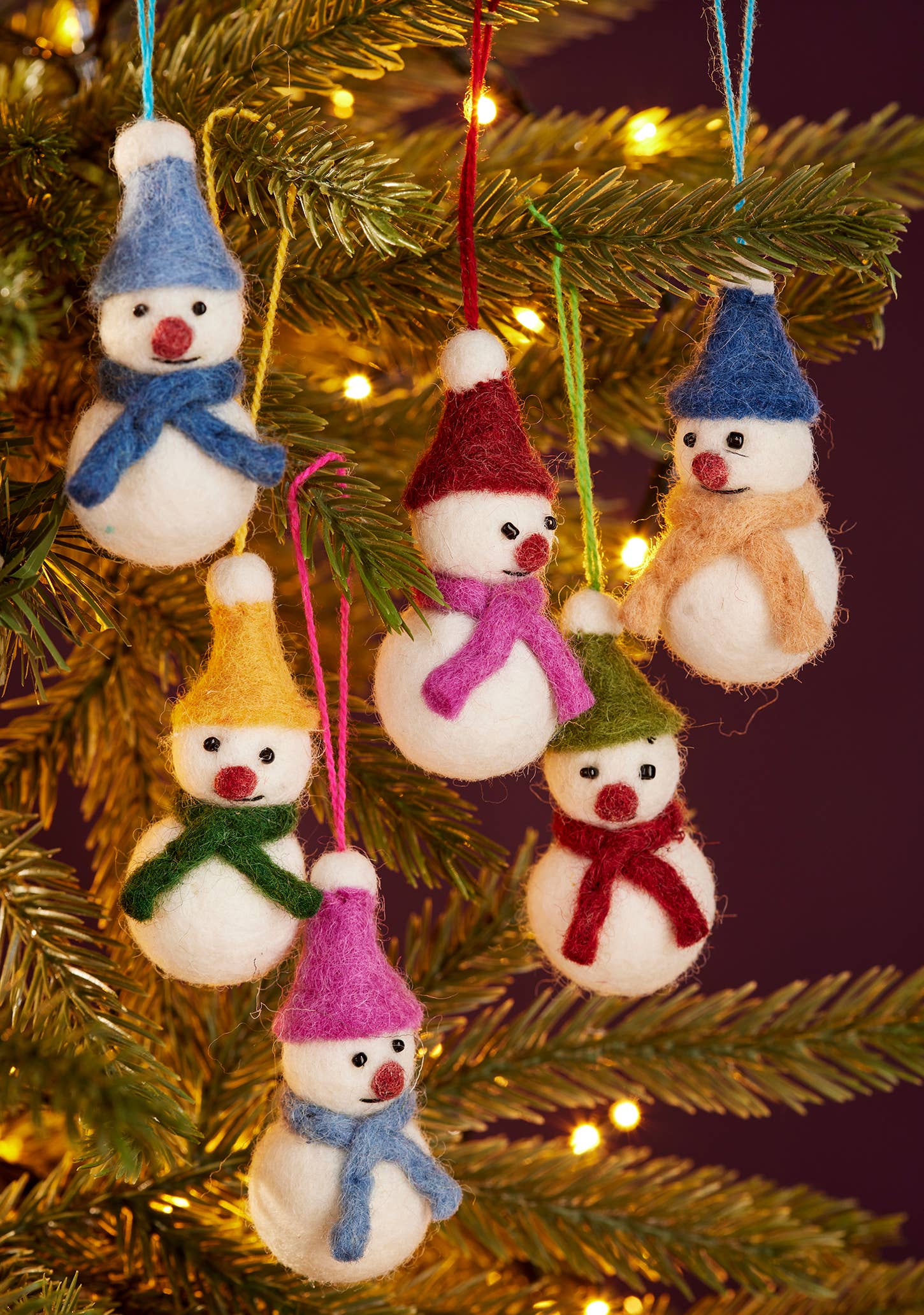 Felt Snowmen Decorations