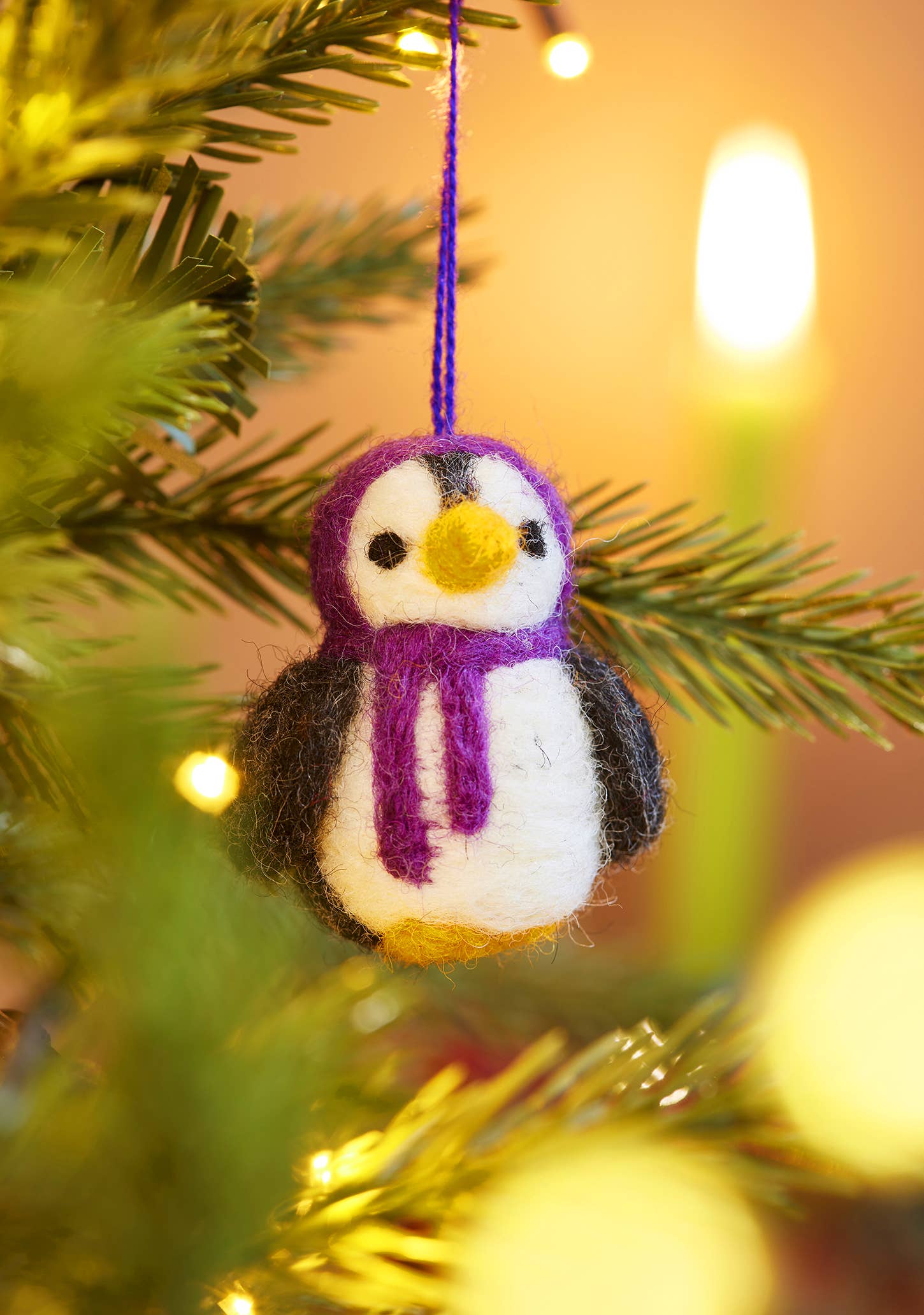Hanging Felt Penguin Decorations