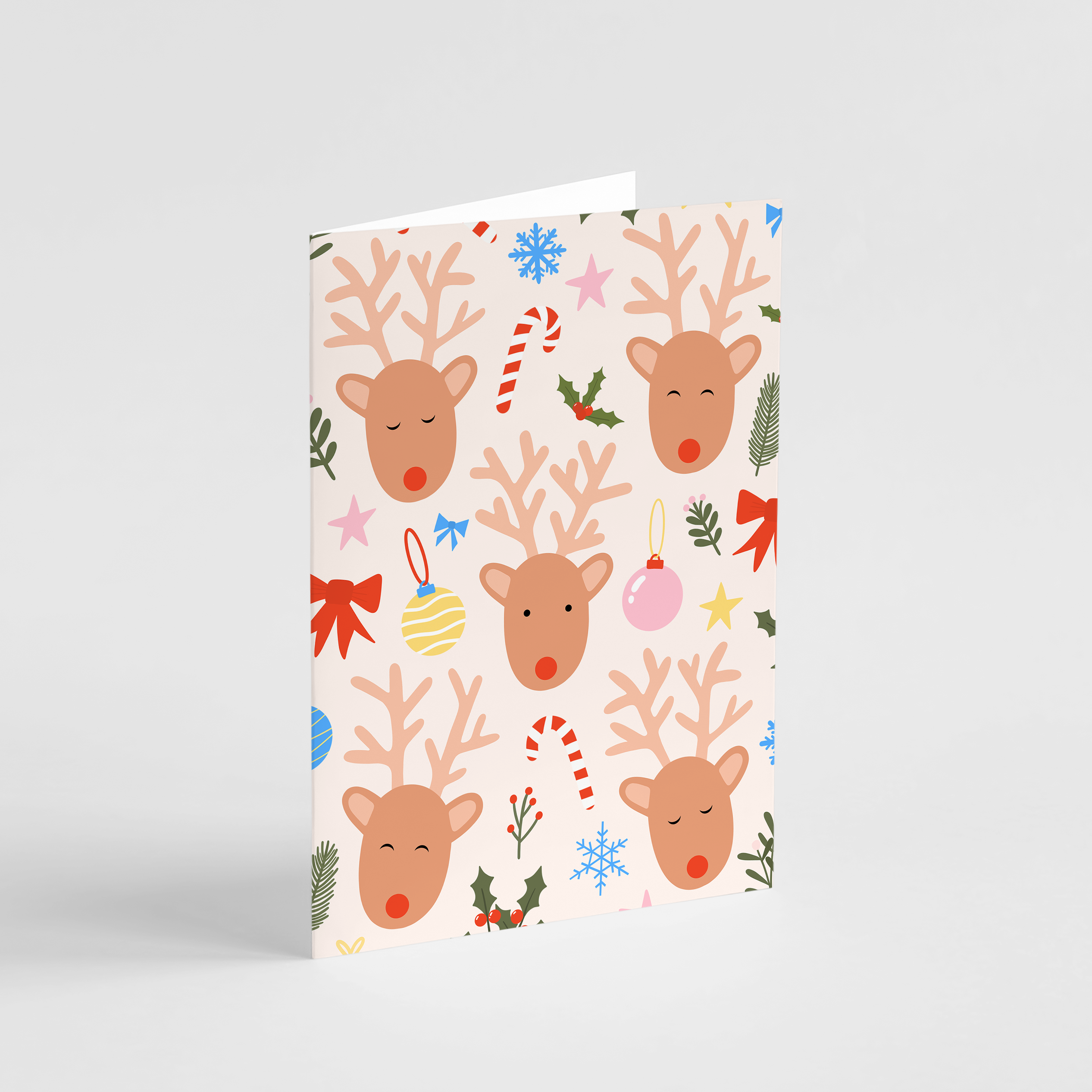 Reindeer Christmas Card