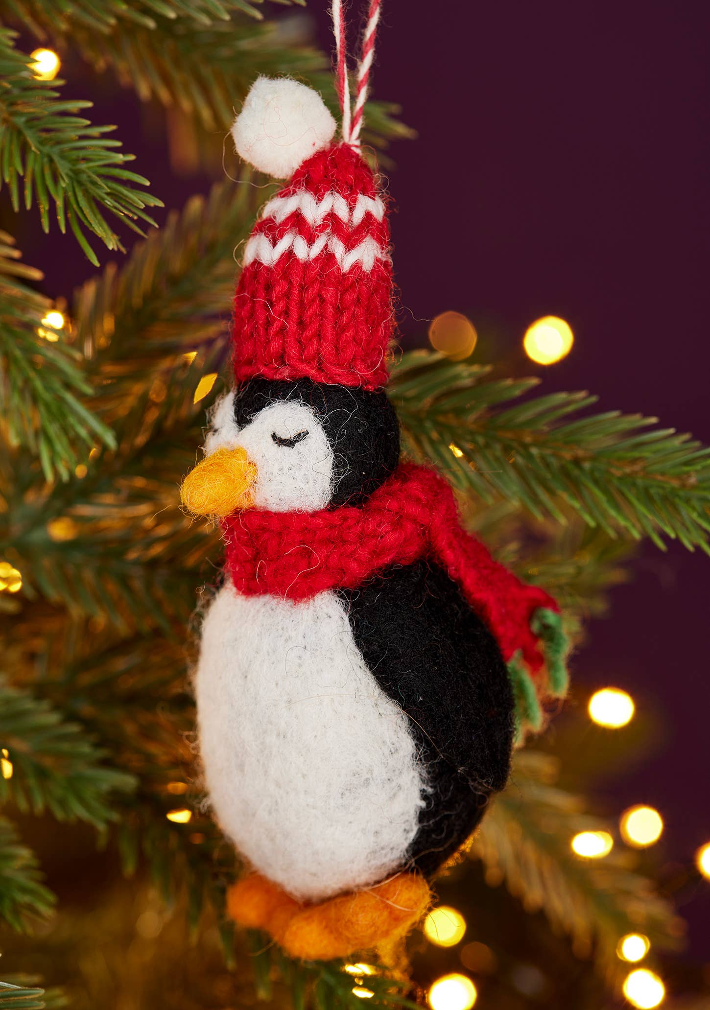 Felt Cosy Penguin Decoration