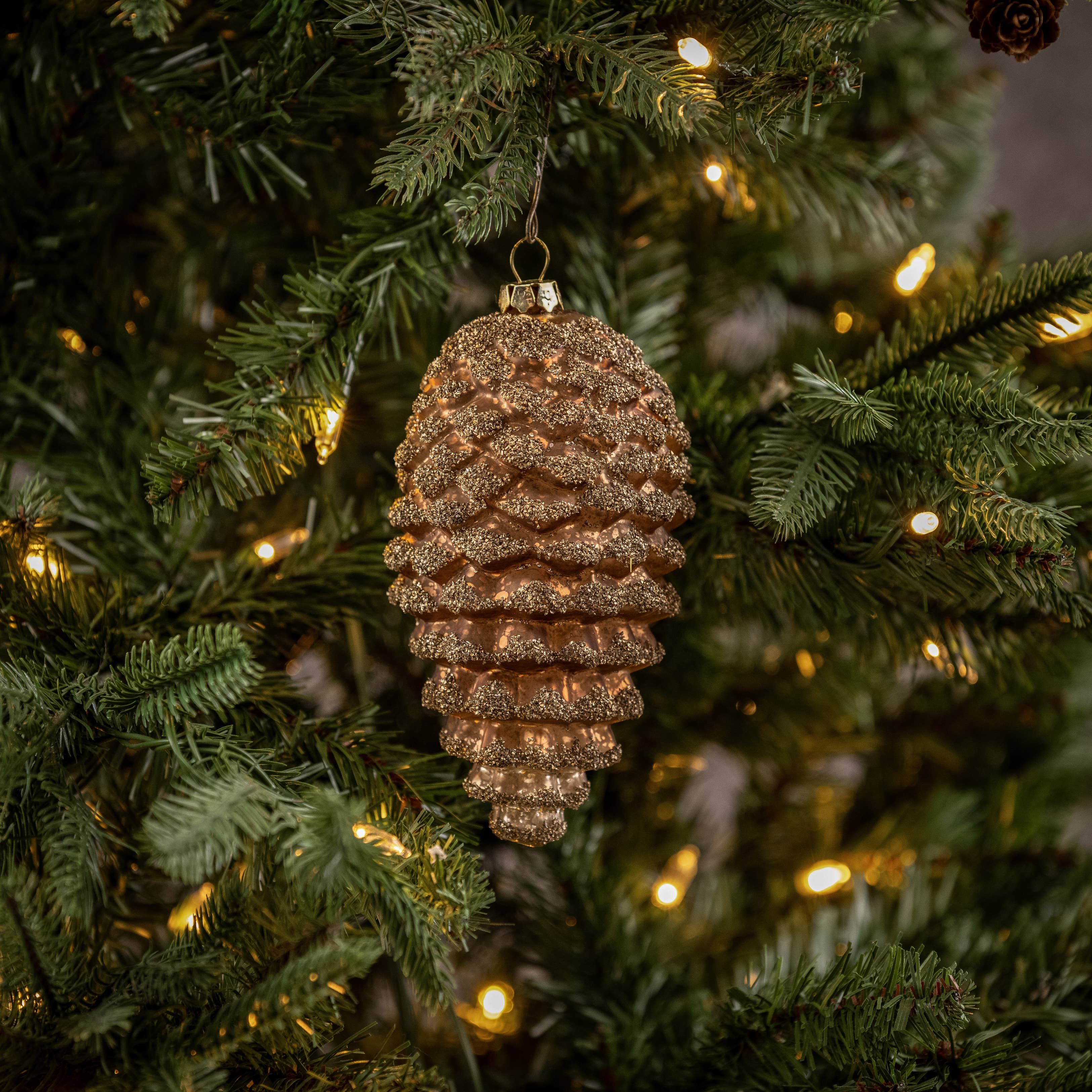 6.25" Bronze Pinecone Ornament