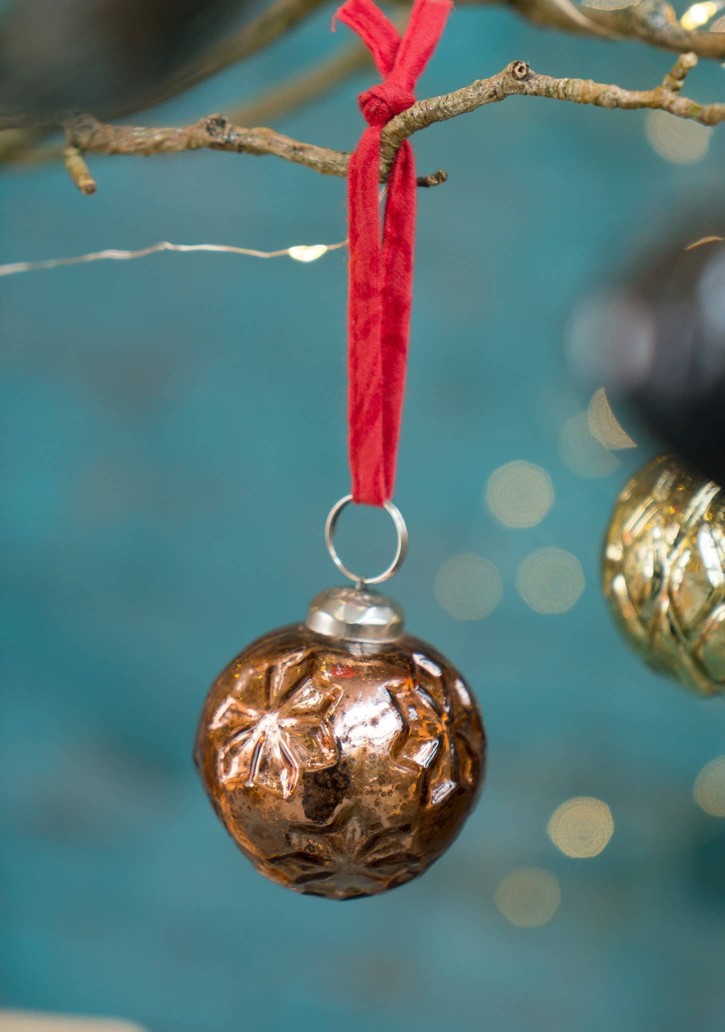 Recycled Glass Bimala Coloured Baubles