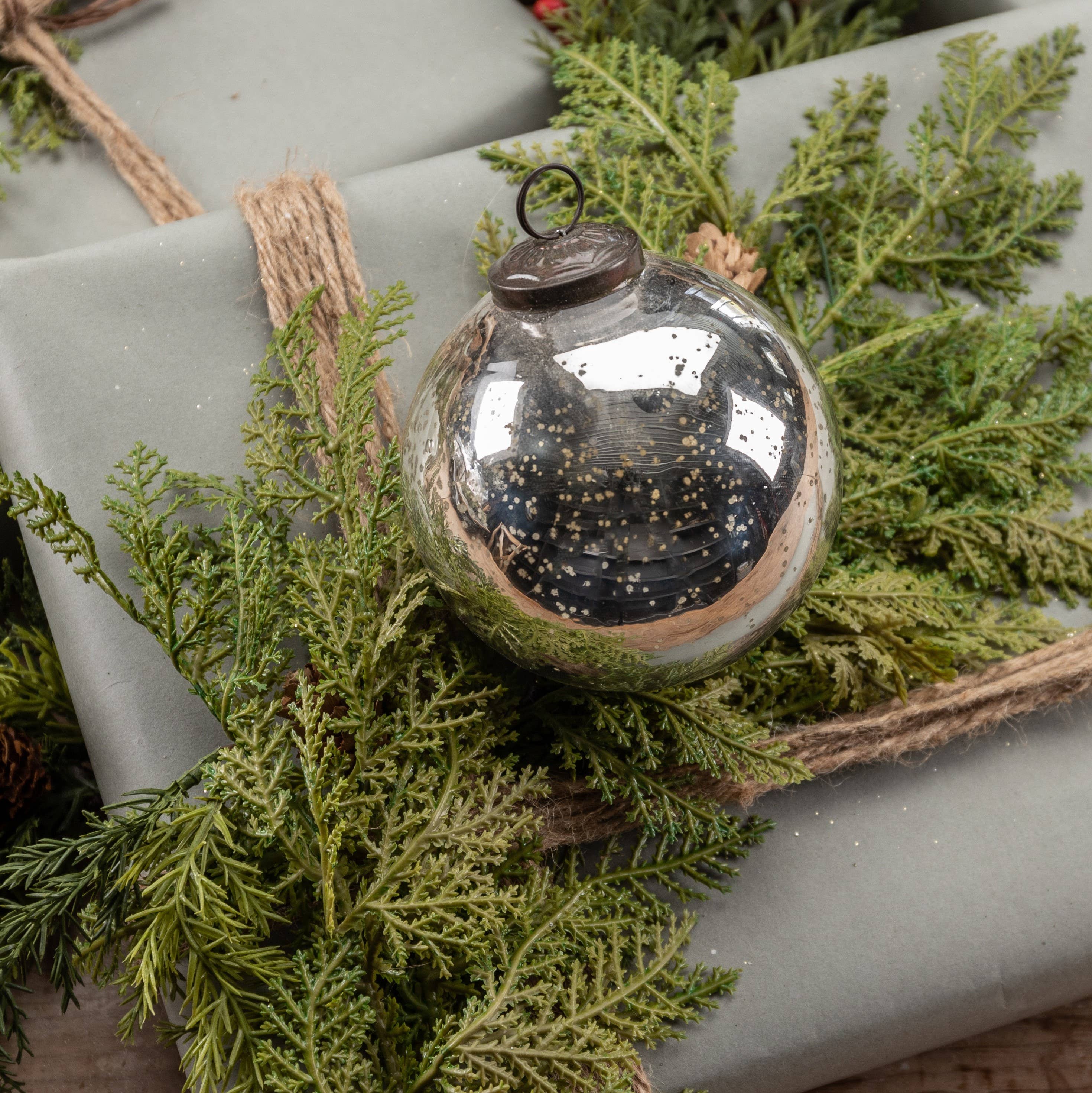 4" Round Kugel Ornament