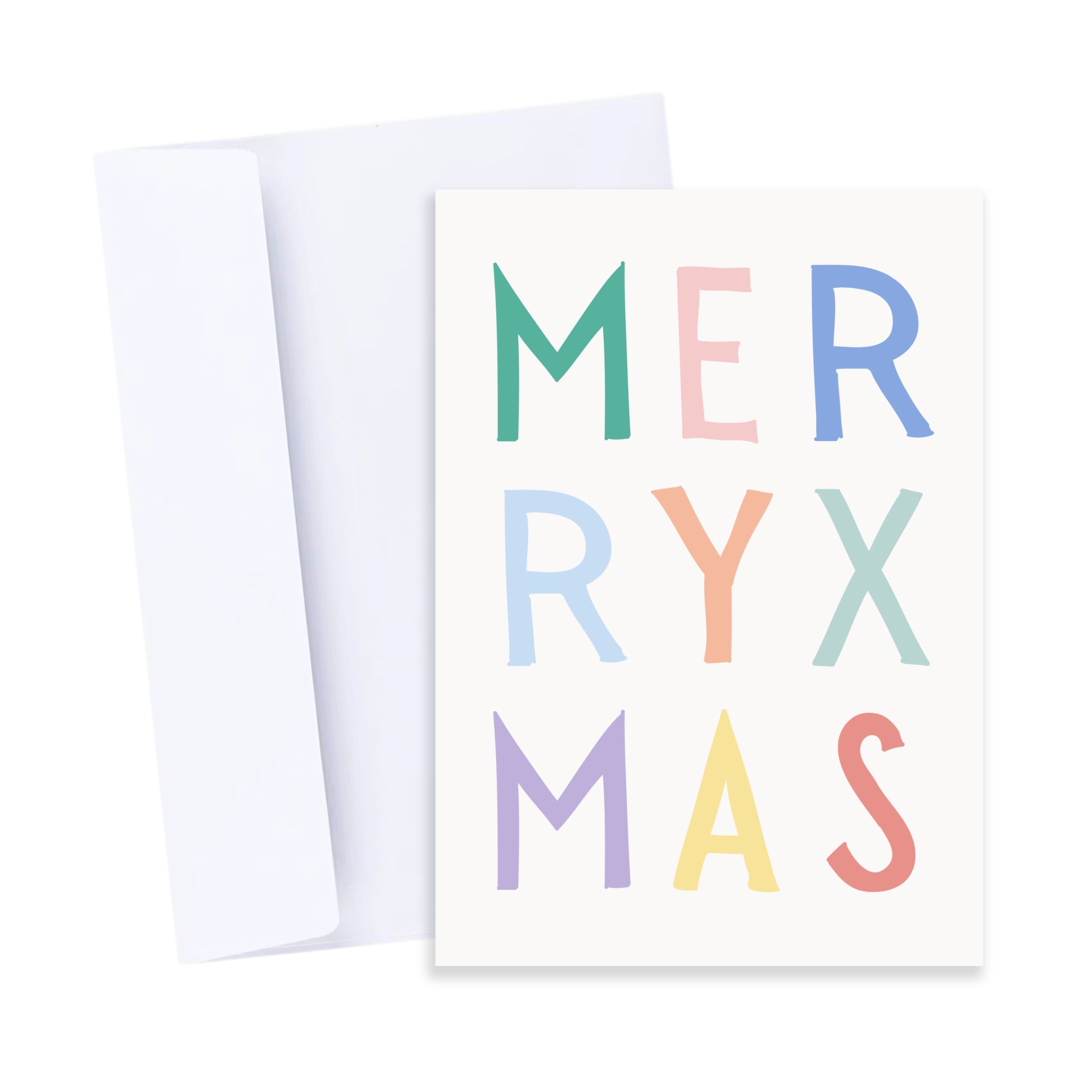 Pastel Christmas Card