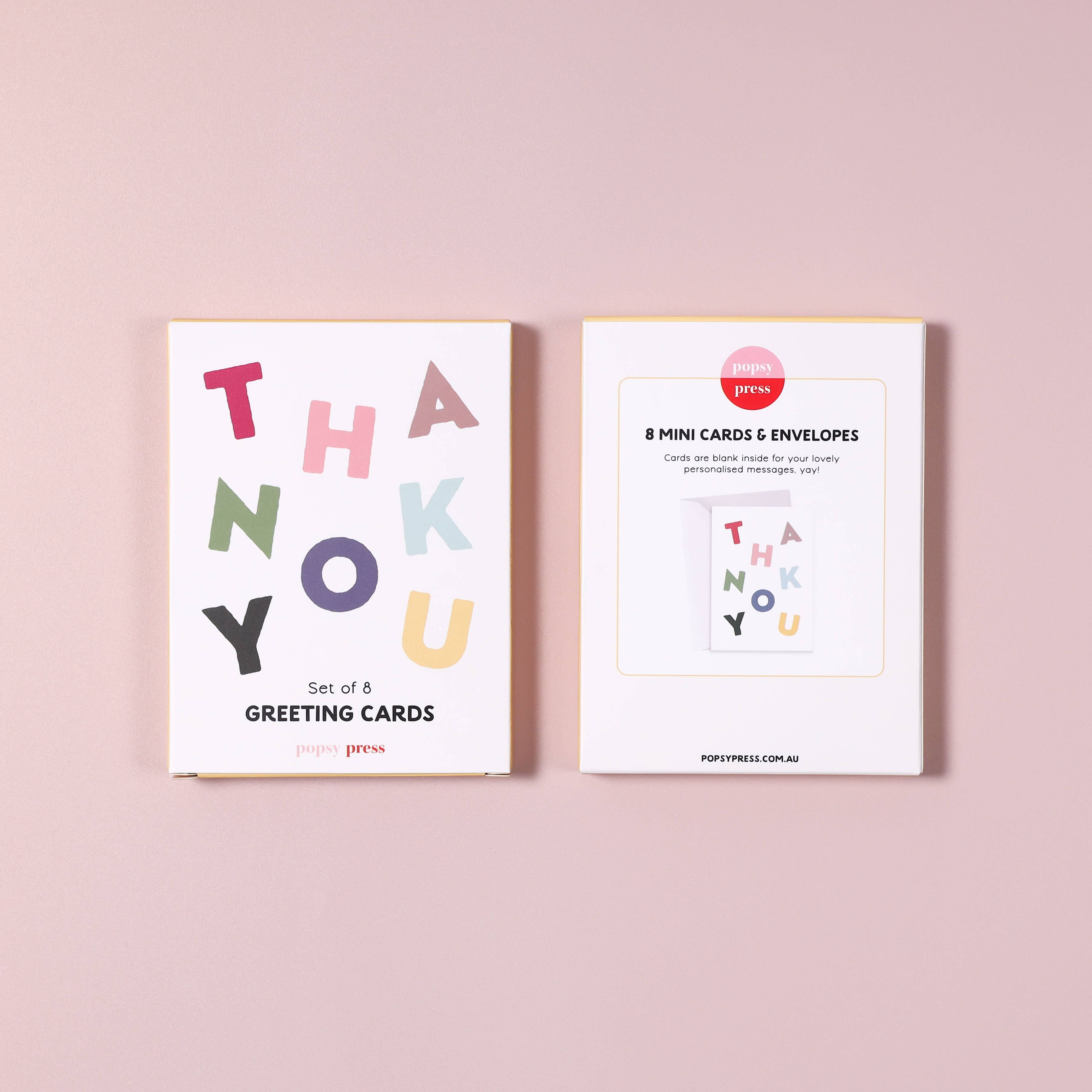 Thank You Card - Pack of 8