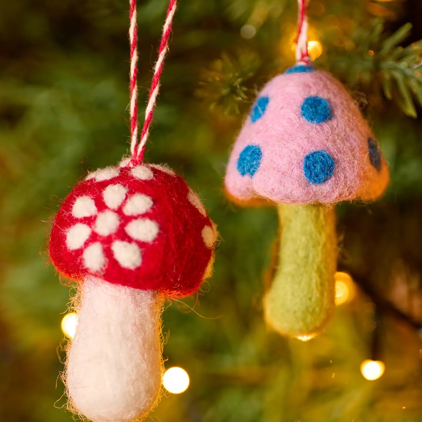 Felt Mushroom Decoration