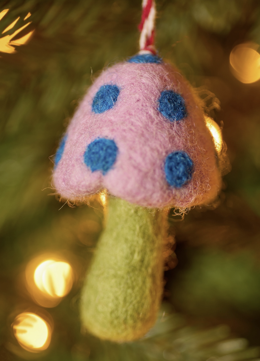 Felt Mushroom Decoration