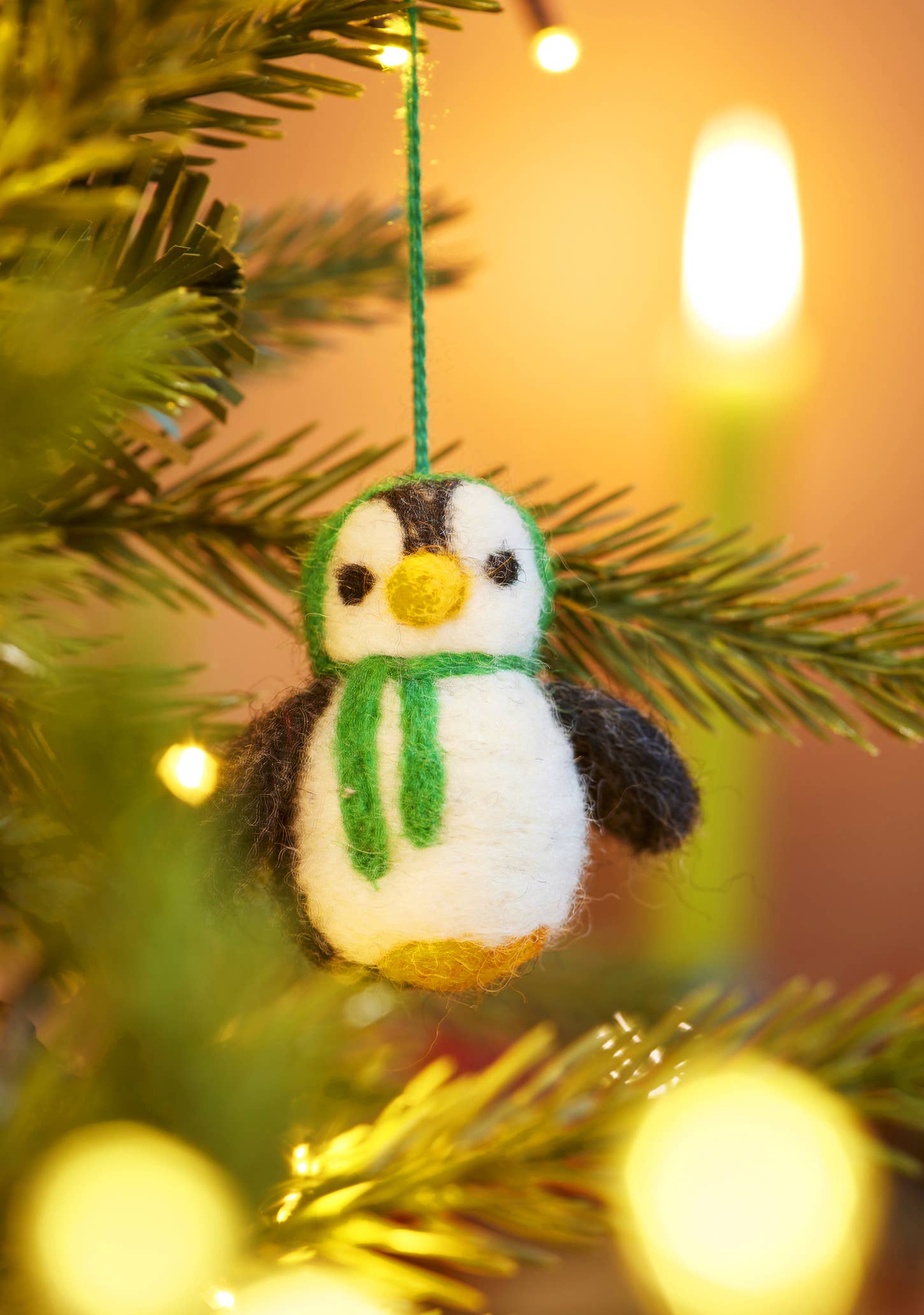 Hanging Felt Penguin Decorations