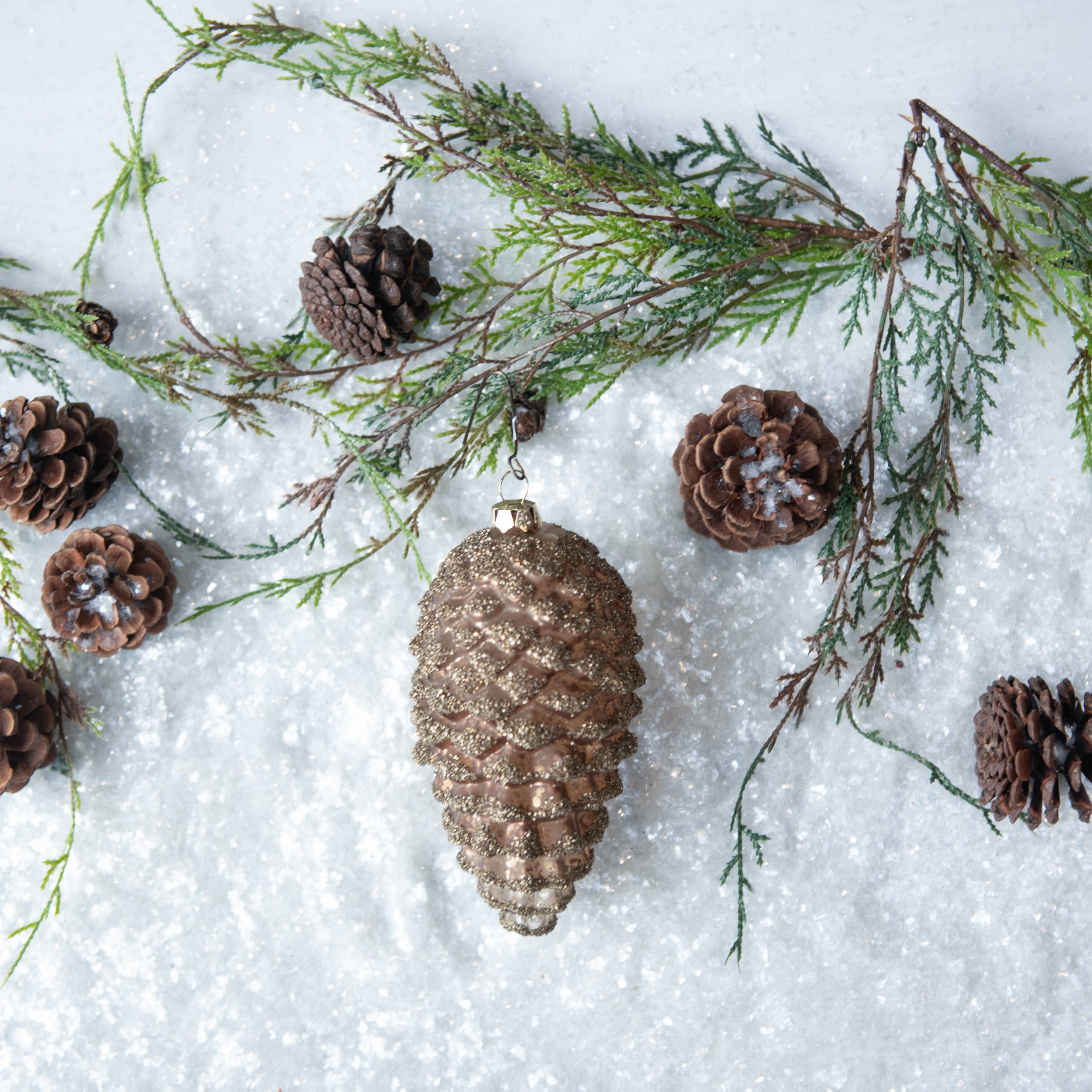 6.25" Bronze Pinecone Ornament