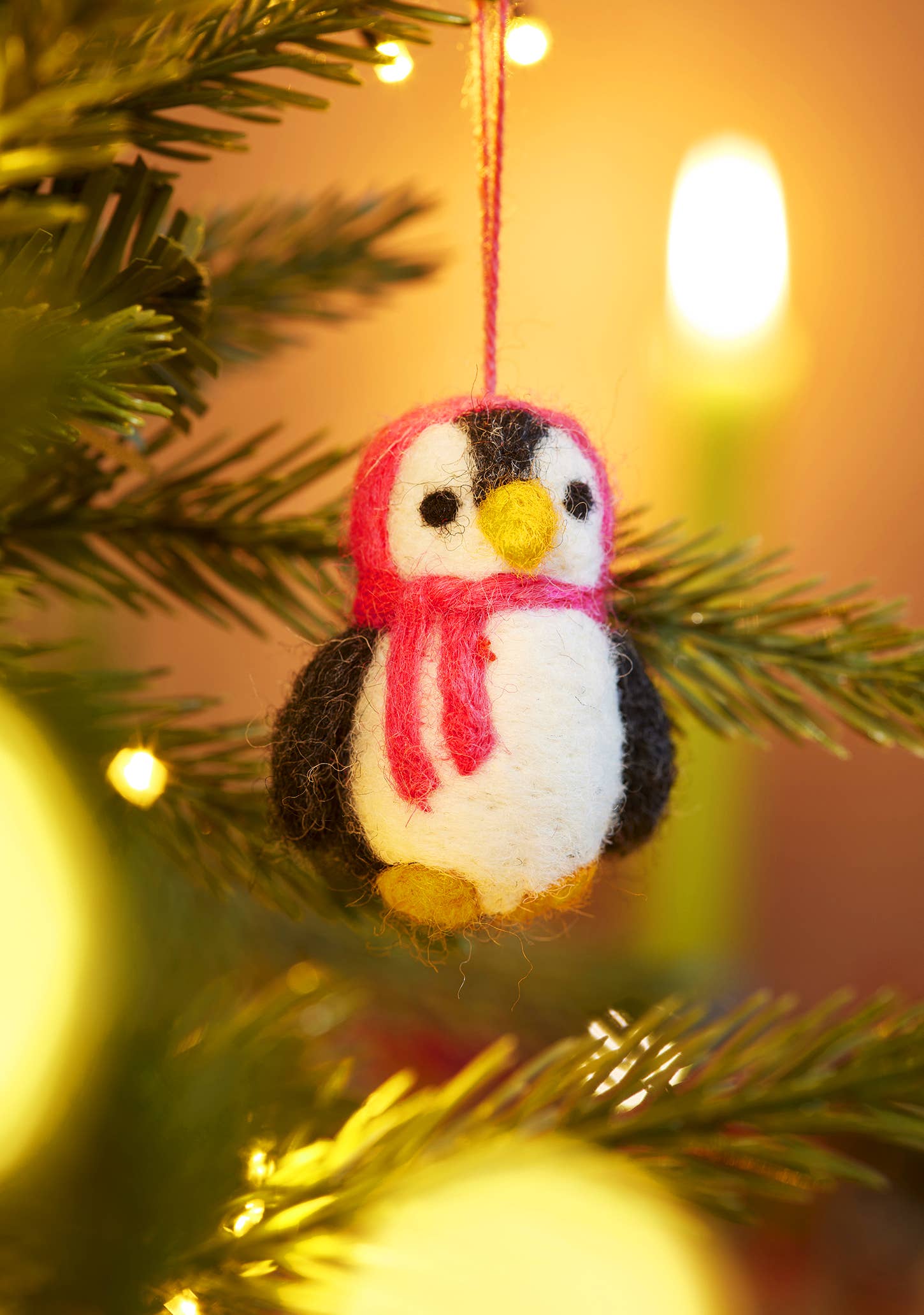 Hanging Felt Penguin Decorations